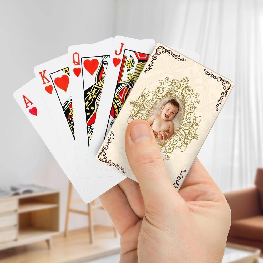 Custom Poker Cards Custom Playing Cards Personalized Playing Cards Kids Game