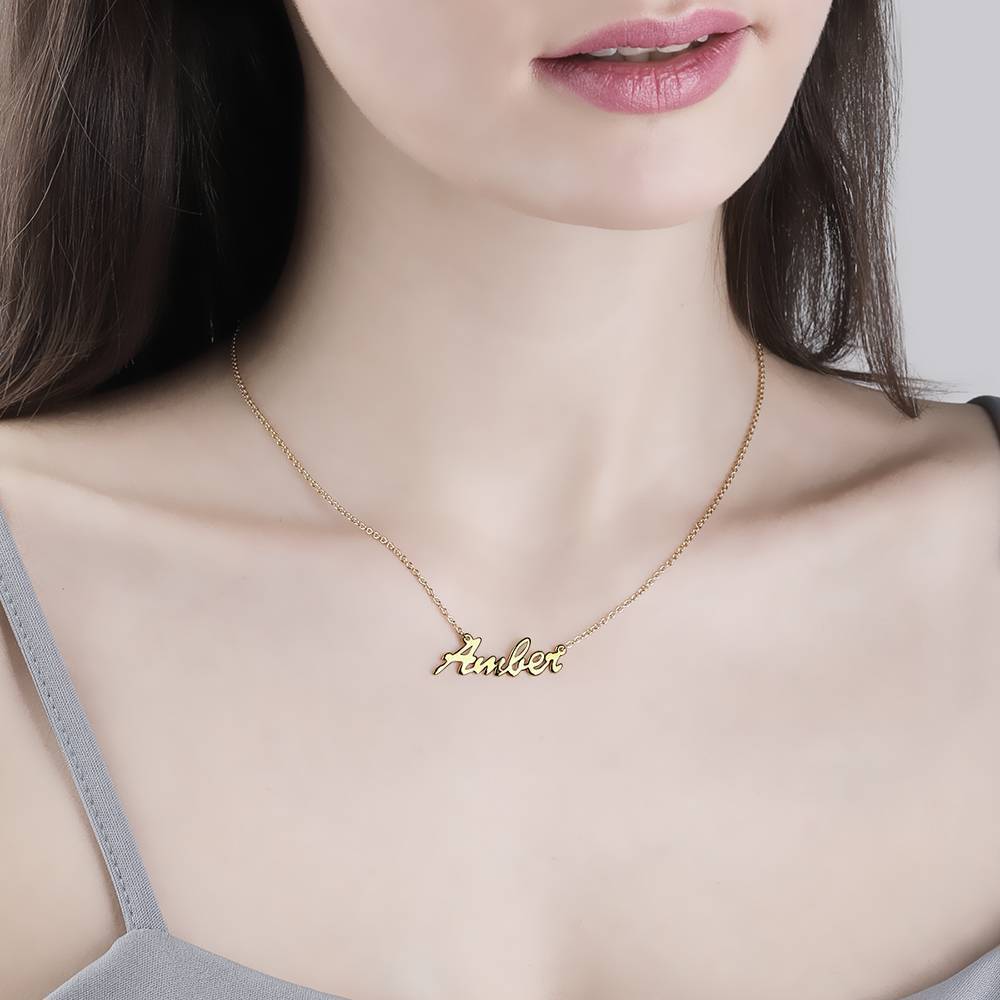 Name Necklace Personalized Necklace Golden
