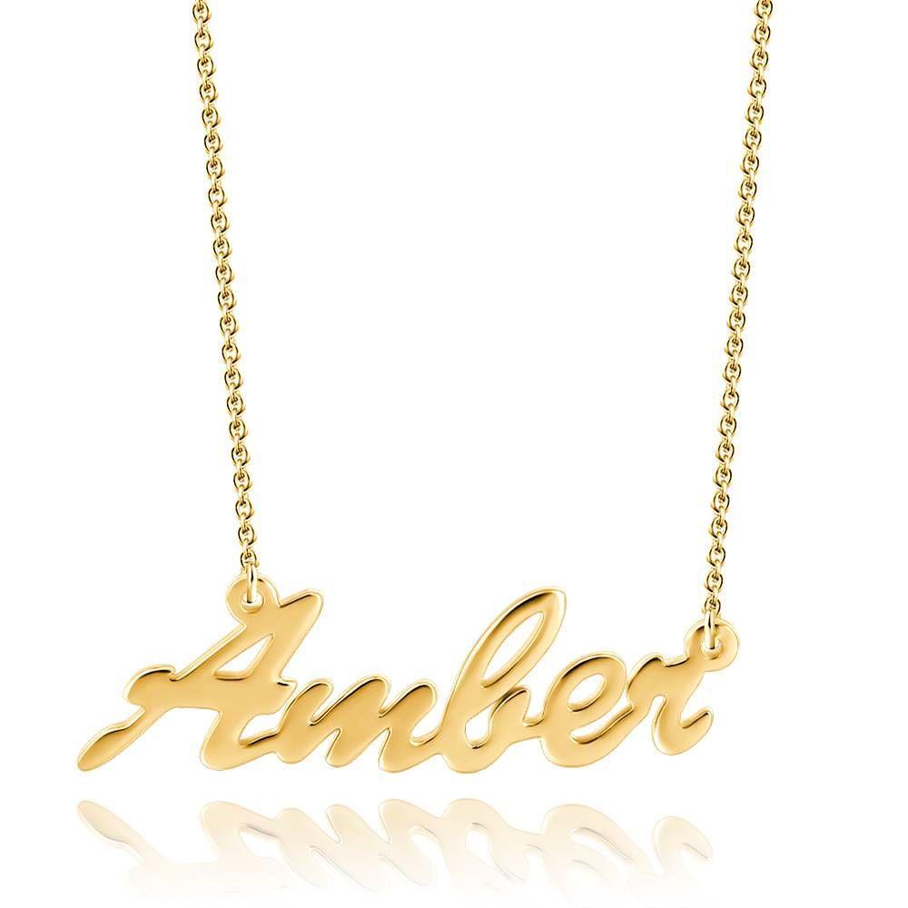 Name Necklace Personalized Necklace Golden