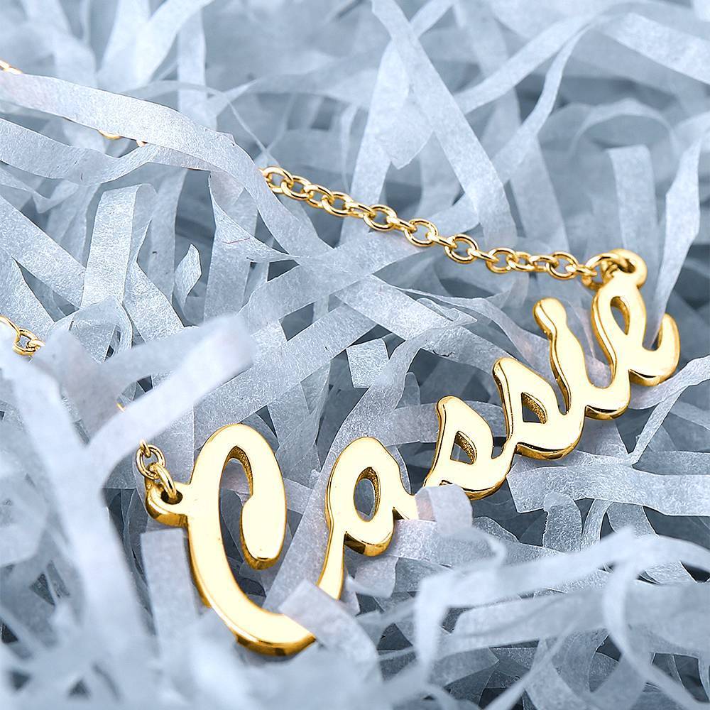 Name Necklace Personalized Necklace Golden