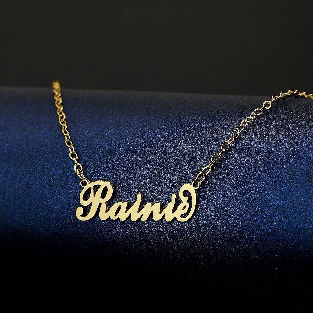 Name Necklace Children's "Carrie" Style Name Necklace, Classical Style