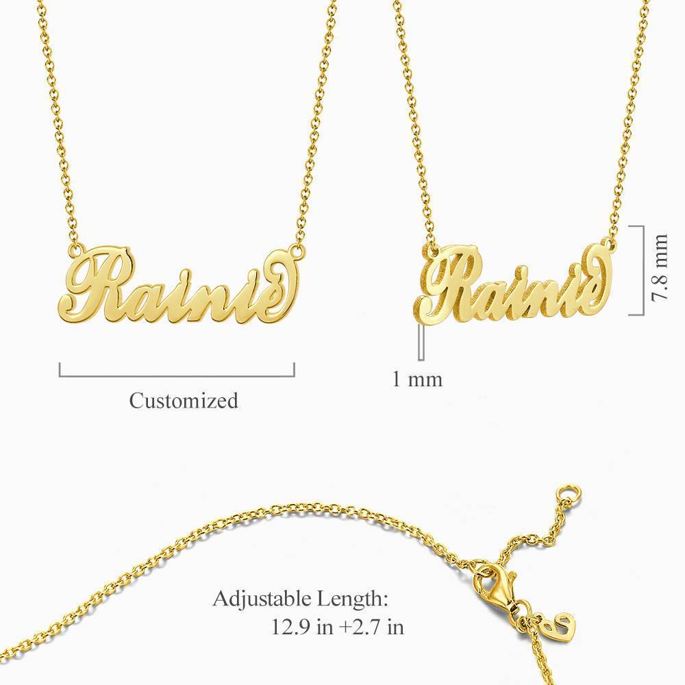 Name Necklace Children's "Carrie" Style Name Necklace, Classical Style