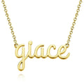 Custom Name Necklace, Lower Case Letter Necklace