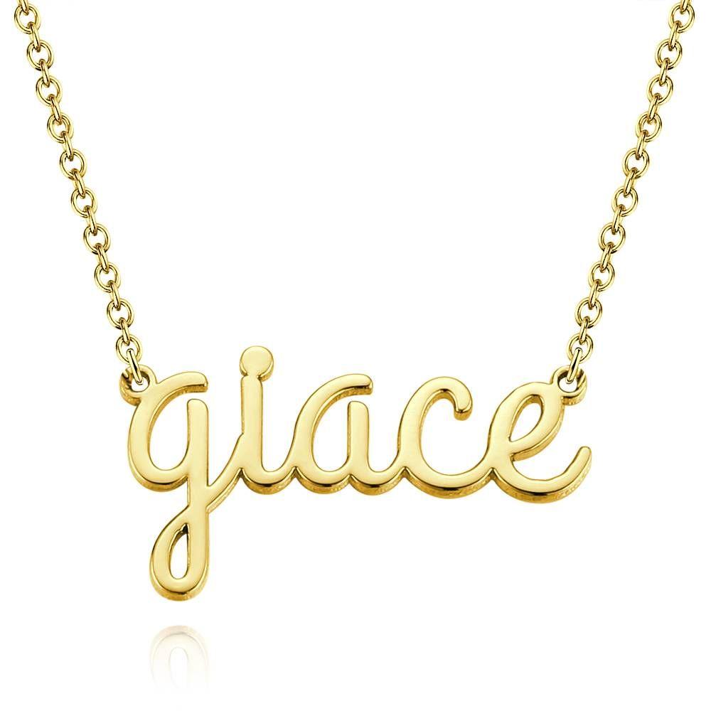 Custom Name Necklace, Lower Case Letter Necklace