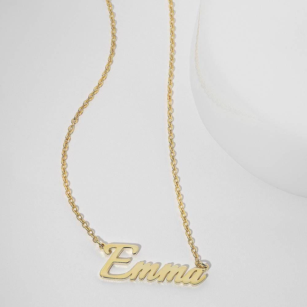 Personalized  Name Necklaces  - 14K Gold Name Necklace - Gifts Ideas for Her - Custom Name Necklace - Name Plate Necklace