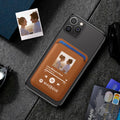 Personalized Leather MagSafe Wallet Custom Spotify Code MagSafe Card Holder for iPhone