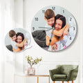 Photo Wall Clock Round Gift for Mother