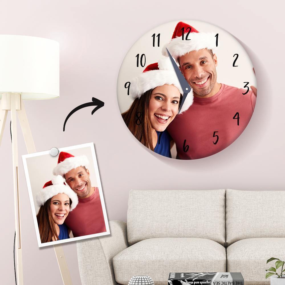 Custom Photo Clock Photo Wall Clock Gifts