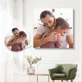 Photo Wall Clock Square Gift for Lover