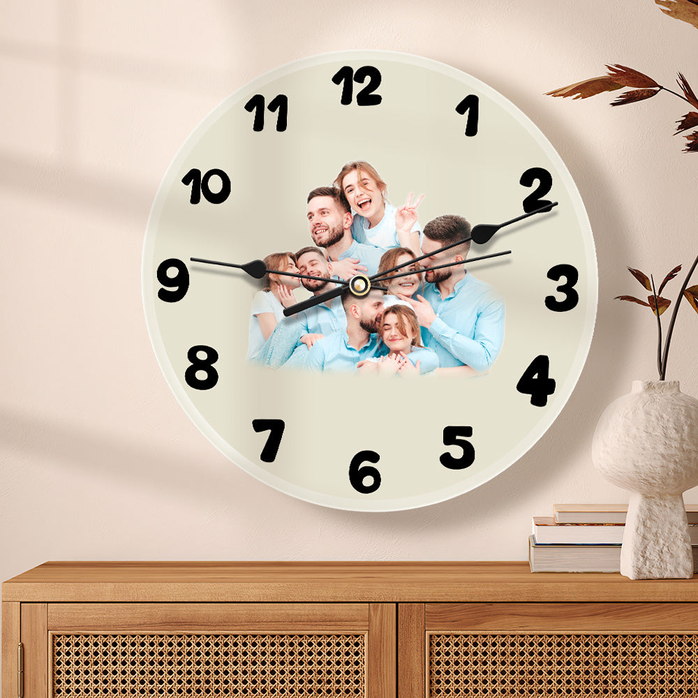 Custom Photo Clock Love Gifts 3-9 Photos Valentine's Day Gifts