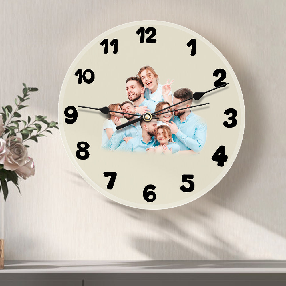 Custom Photo Clock Love Gifts 3-9 Photos Valentine's Day Gifts