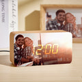 Custom Photo Wooden Alarm Clock Personalized Valentine's Day Gifts