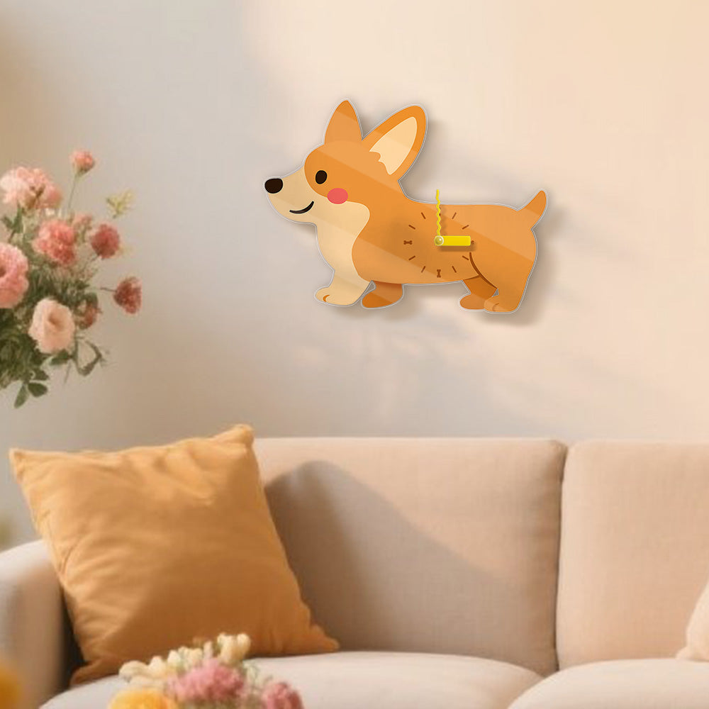 Personalized Pet Wall Clock Custom Wall Clock with Photo Unique Wall Art for Pet Lovers