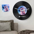 Custom Spotify Code Photo Clock Personalized Vinyl Record Clock Unique Home Decor Gifts