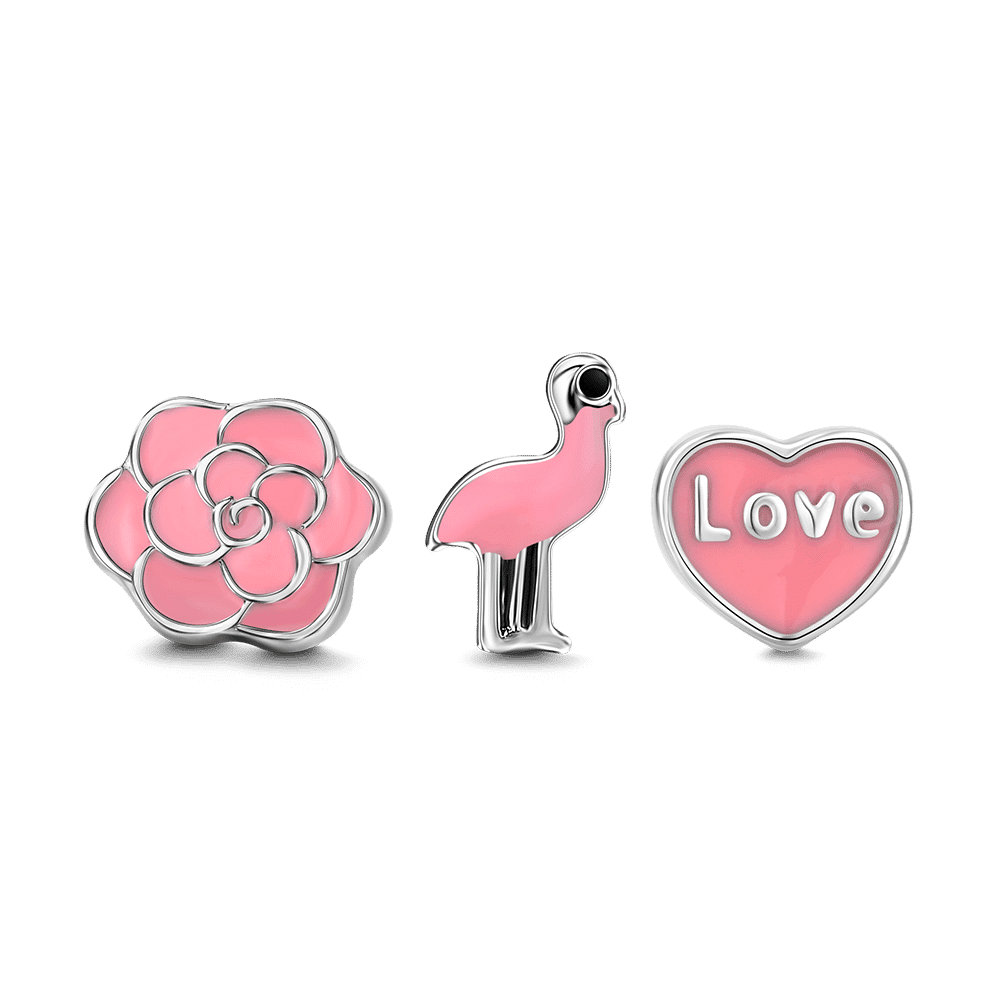 Love Animals Petite Locket Charms Set