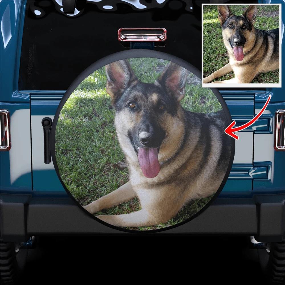 Custom Your Photo Spare Tire Cover Polyester Fibre