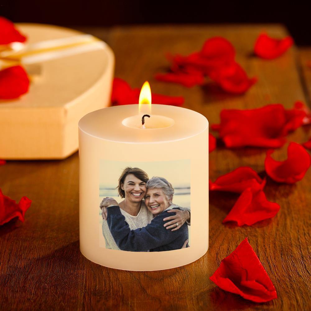 Custom Photo Candle Memorial Candle Mothers Day Gifts