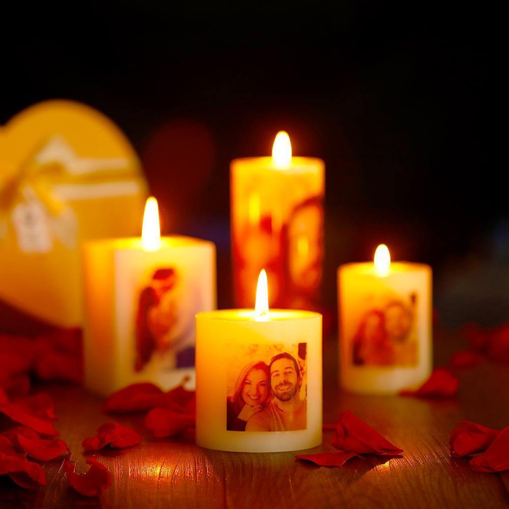 Custom Photo Candle Memorial Candle Mothers Day Gifts