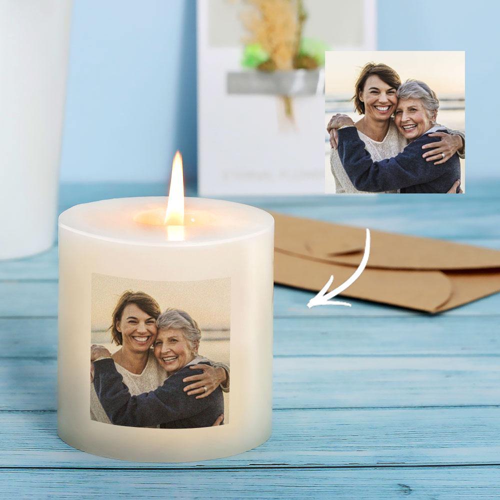 Custom Photo Candle Memorial Candle Mothers Day Gifts