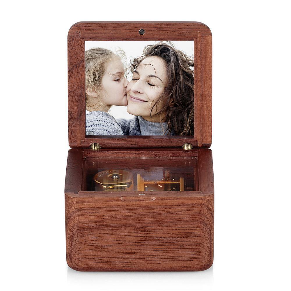 Personalized Photo Music Box Wooden Music Box Unique Gifts