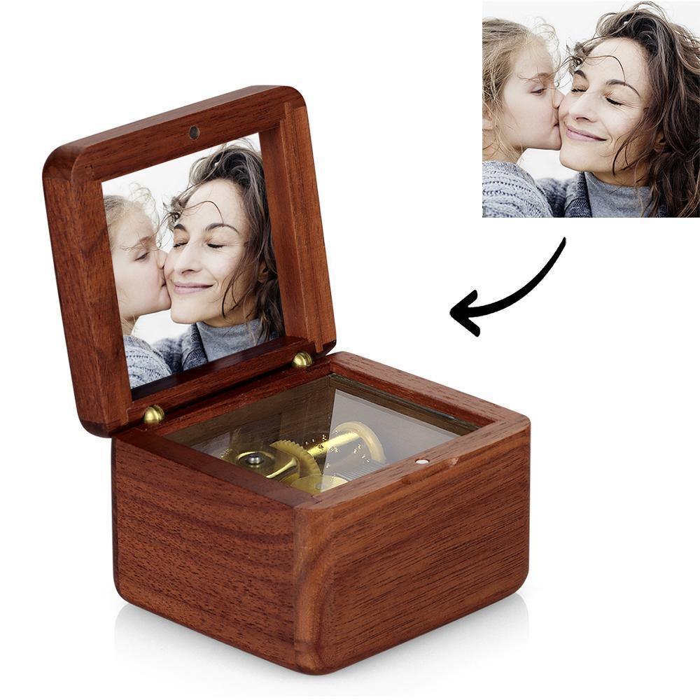 Personalized Photo Music Box Wooden Music Box Unique Gifts