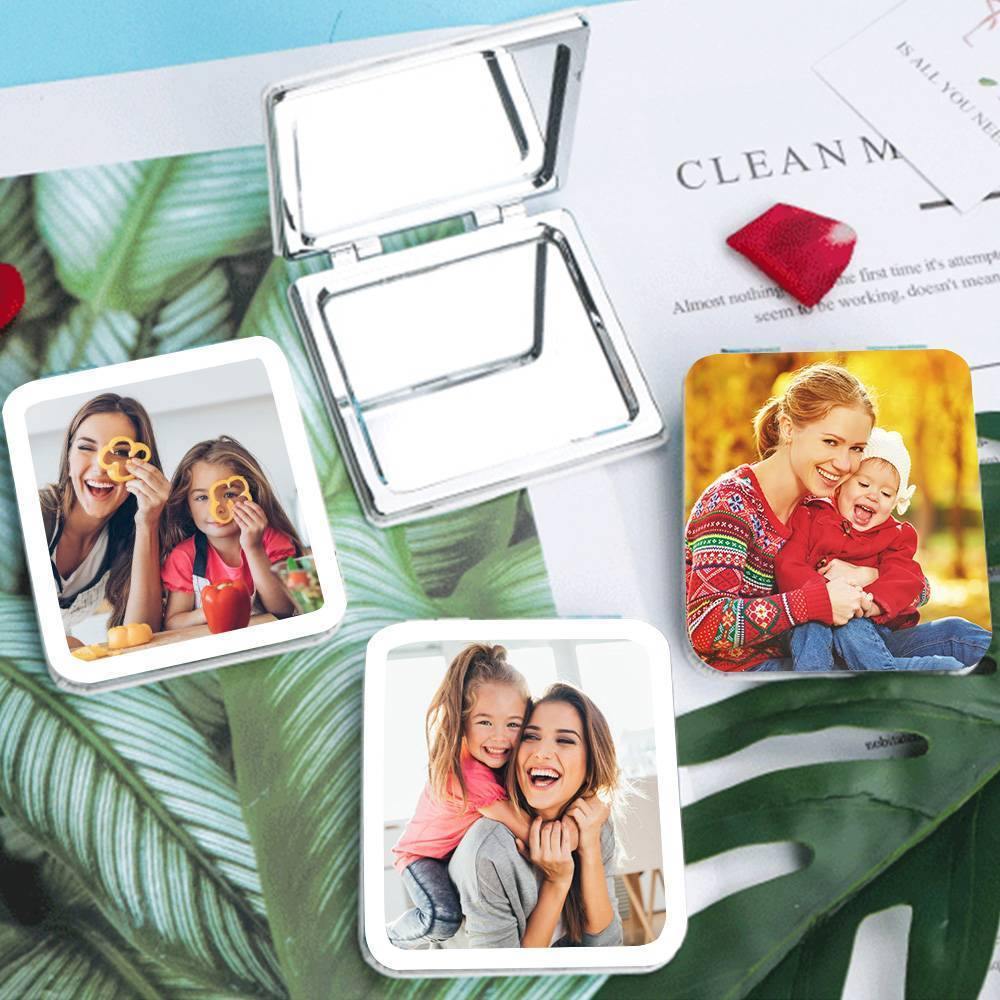 Unique Custom Photo Square Mirror