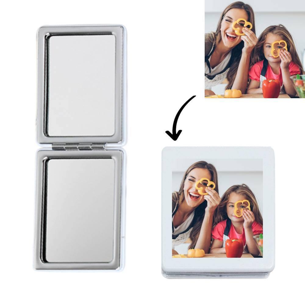Unique Custom Photo Square Mirror