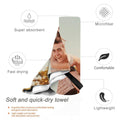 Custom Photo Beach Towel Personalized Beach Towel Custom Gift for Wedding Anniversary - 80*160cm