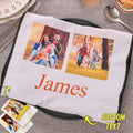 Custom Photo And Engraved Tea Towel Kitchen Decor Gift For Hostess