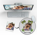 Custom Photo Round Mouse Pad Enjoy The Life
