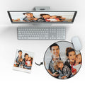 Custom Photo Round Mouse Pad Family Gifts