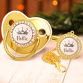 Personalized Baby Name Pacifier Handcrafted Elegance for Your Little Darling