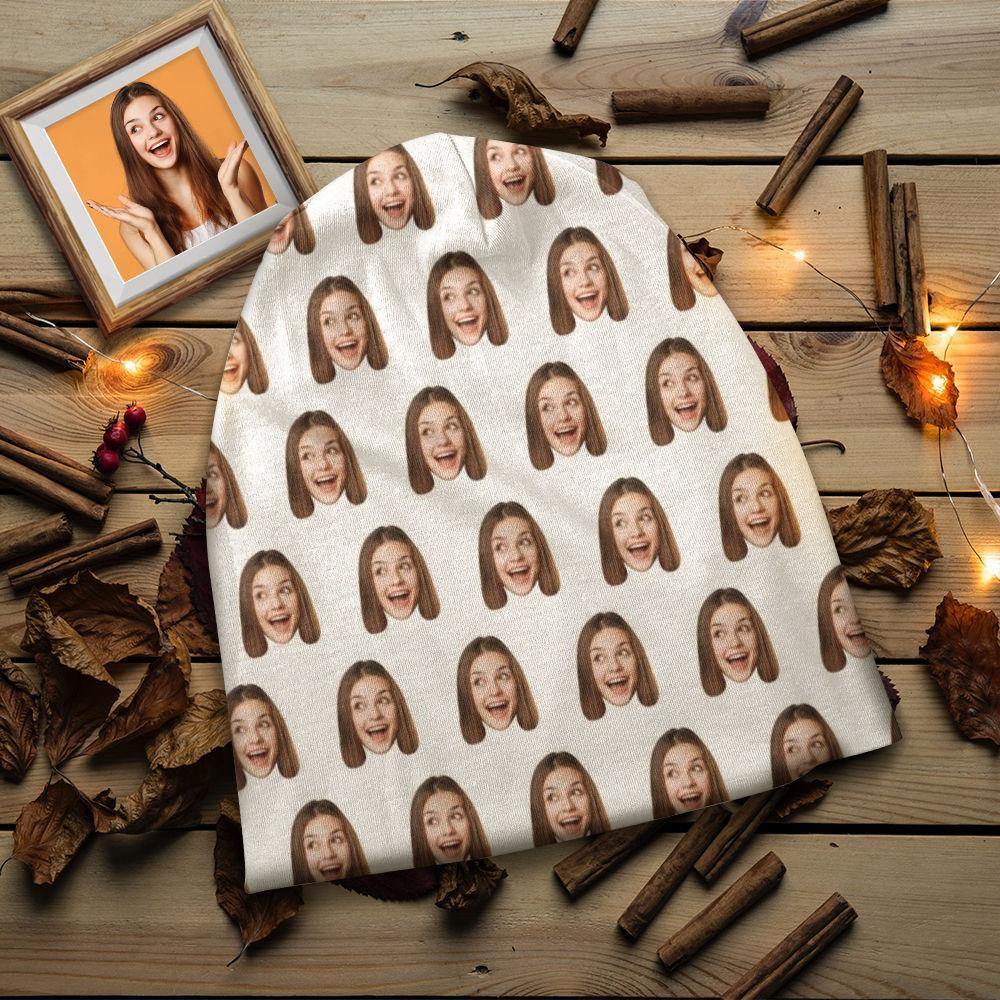 Custom Hat Beanie Hat Photo Hat Face Mash for Men & Women Unisex Beanie Unisex Warm Winter