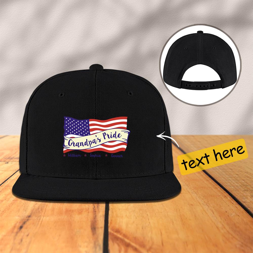 Custom USA Baseball Hat Gift for Him