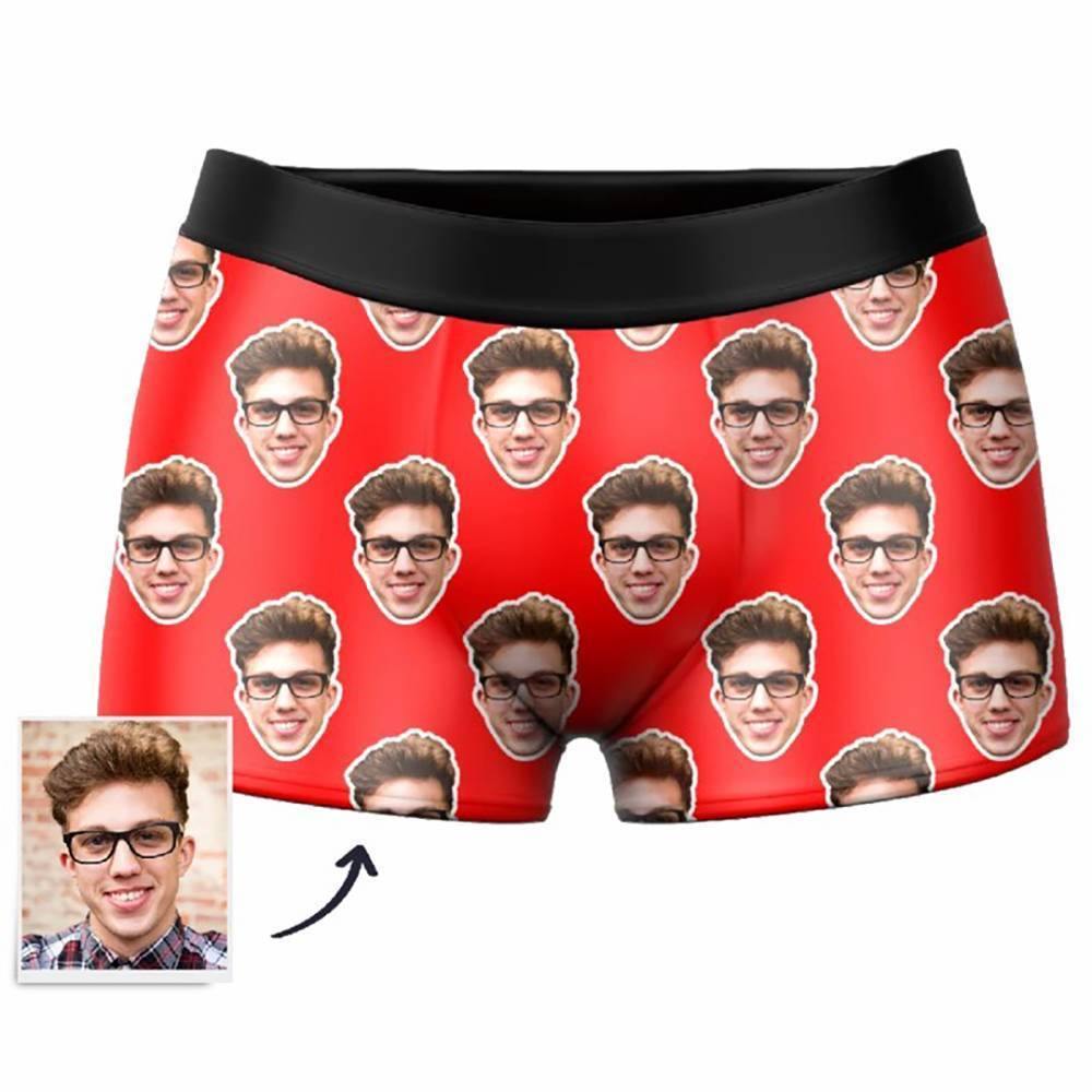 Custom  Photo Boxer,One Face Underwear - Men