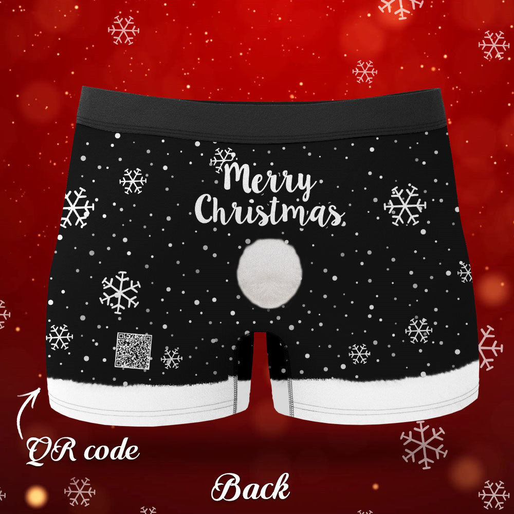 Christmas Gift Ideas, Custom Face Men's Christmas Underwear Face On Body Boxers