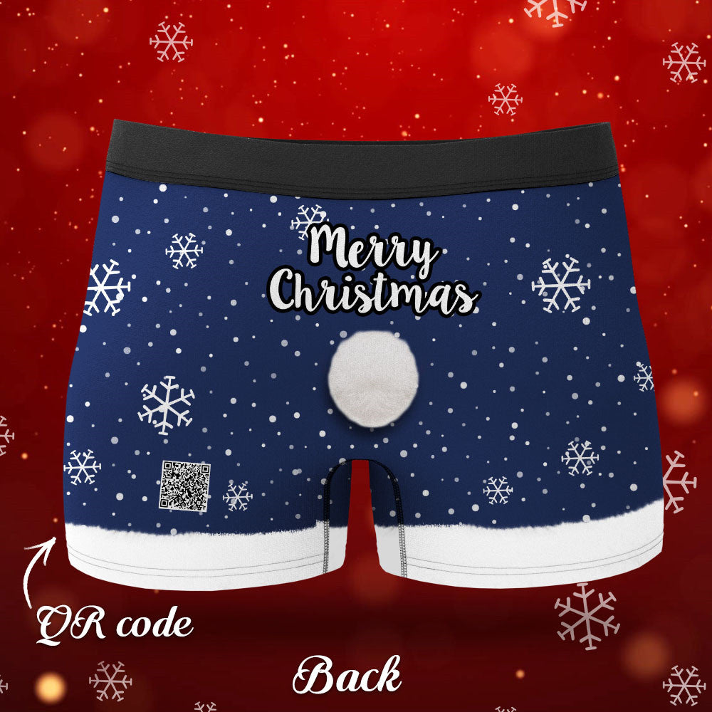 Christmas Gift Ideas, Custom Face Men's Christmas Underwear Face On Body Boxers