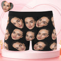 Custom Big Face Boxer Personalized Boxer Briefs Gift for Boyfriend Valentine's Gift