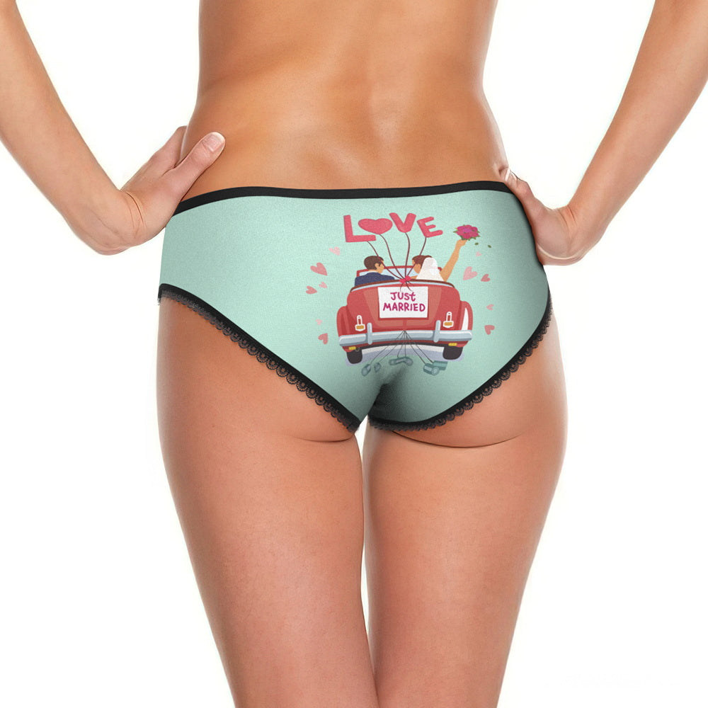 Custom Face Underwear Personalized Wedding Panties Wedding Gift