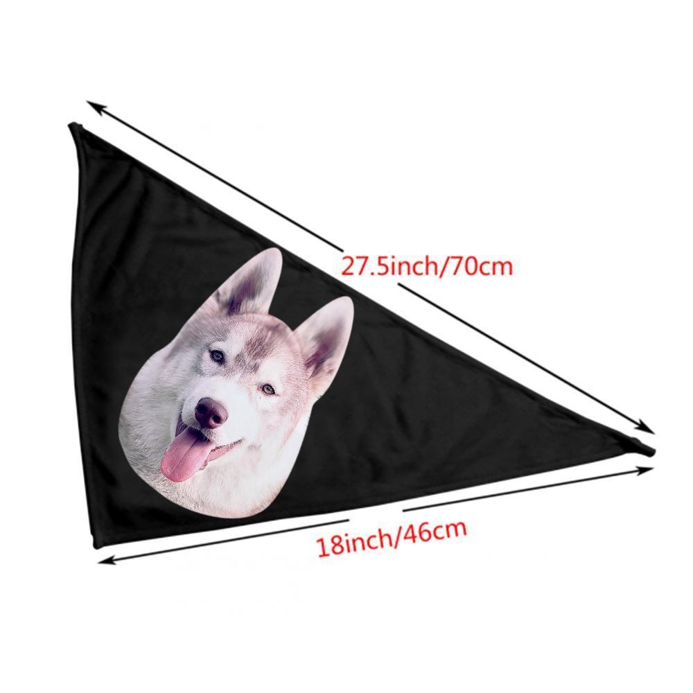 Dog Bandana Soft Pet Flannel Bandana Animal Neckwear Dog Scarf