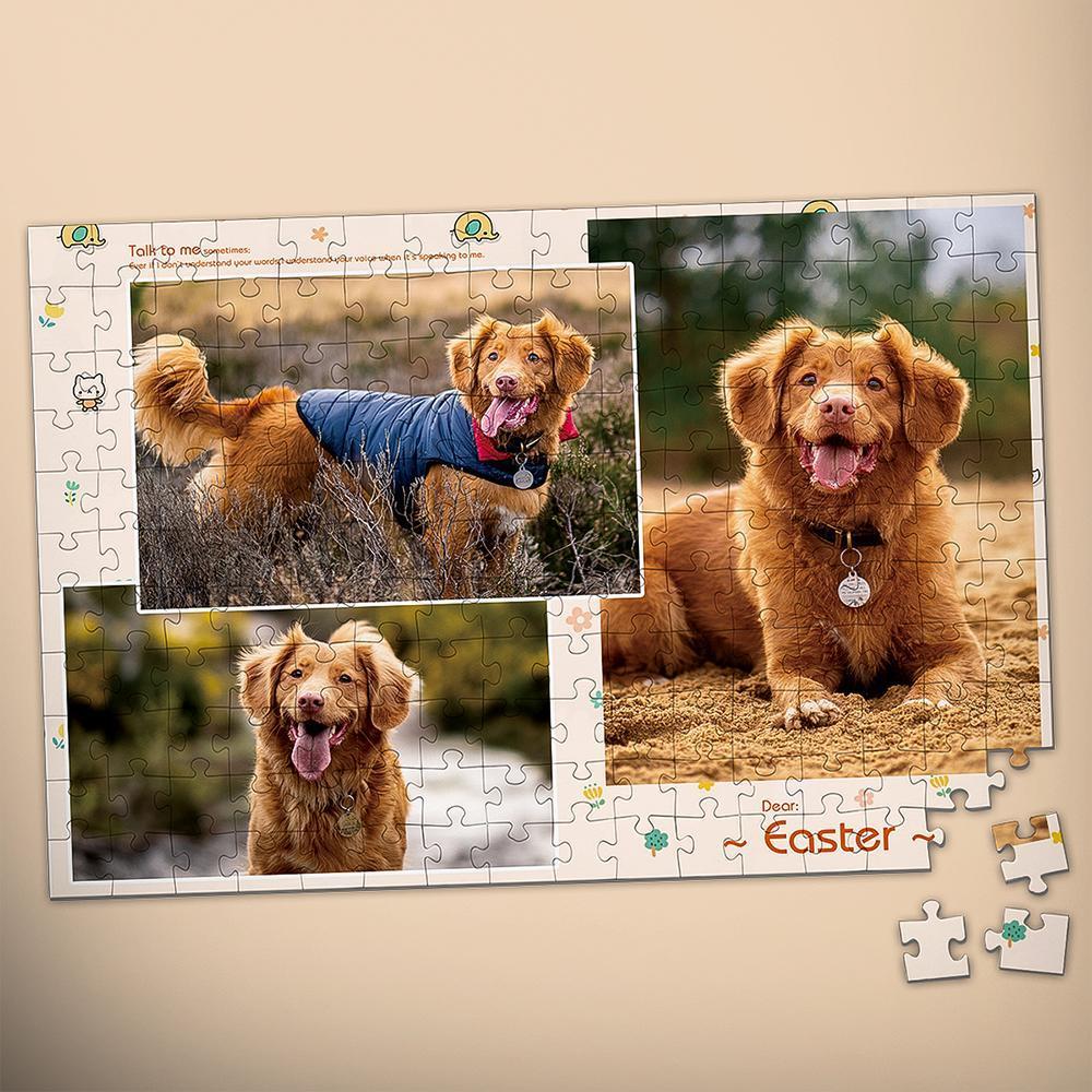 Custom Photo Puzzle Cute Pet 35 500 Pieces