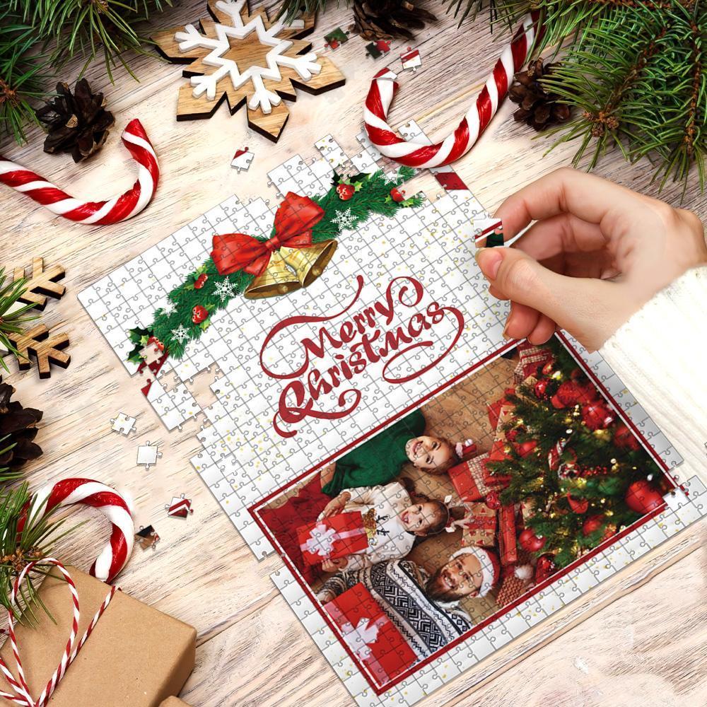 Custom Christmas Collage Photo Jigsaw Puzzle Best Gift for Christmas