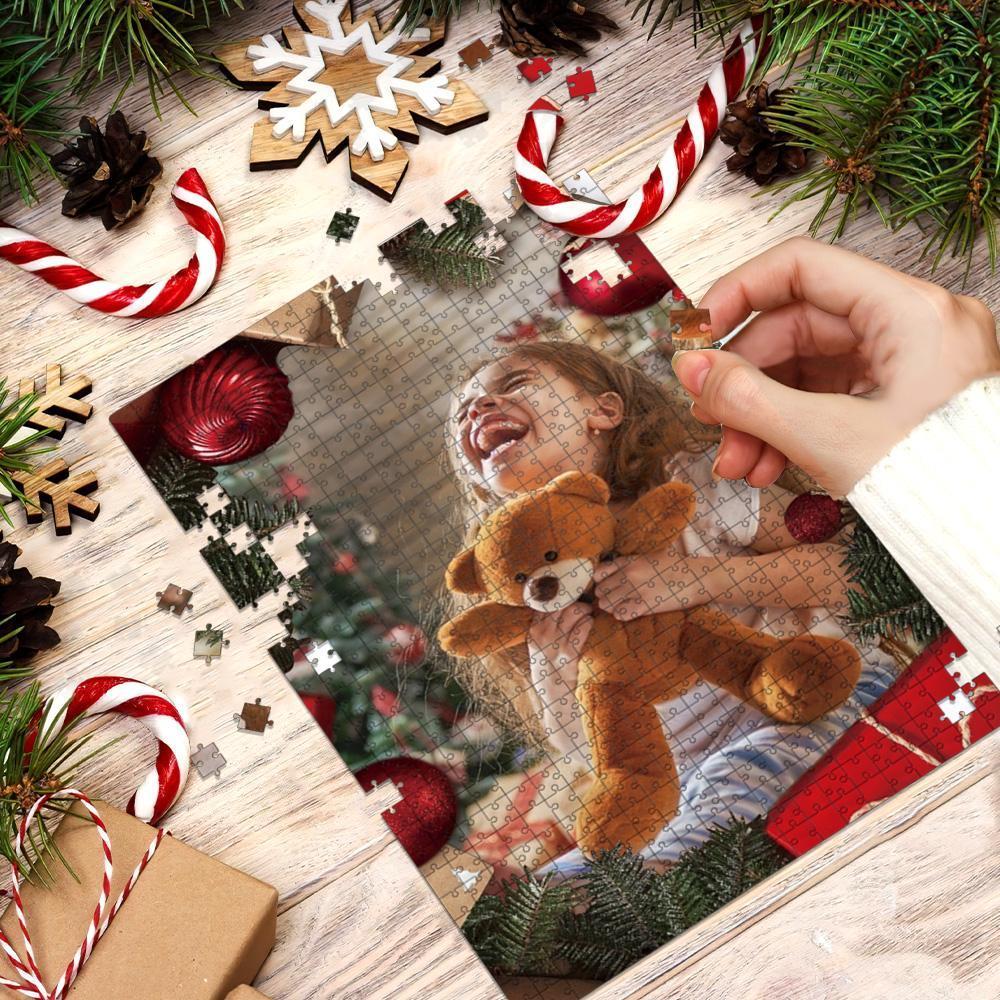 Custom Christmas Collage Photo Jigsaw Puzzle Best Gift for Christmas