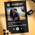 Scannable Spotify Code Puzzle Photo Engraved Puzzle Black