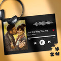 Scannable Music Code Puzzle Photo Engraved Puzzle Black Gift