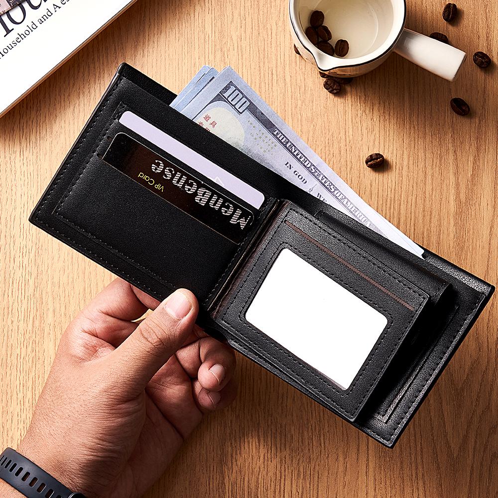 Custom Name Text Men's Wallet