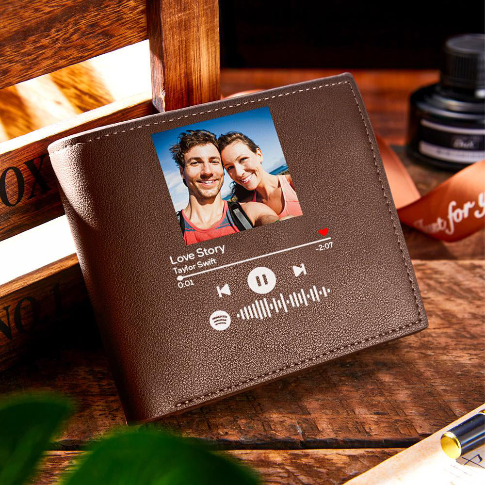 Scannable Custom Spotify Code Wallet Photo Creative Music Gifts