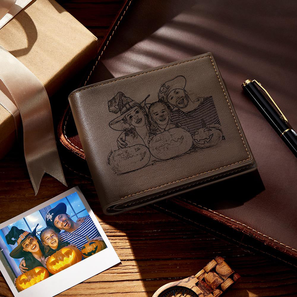 Custom Photo Engraved Wallet