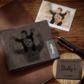 Mens Wallet Personalized Wallet With Engraved Words Perfect Gift for Men