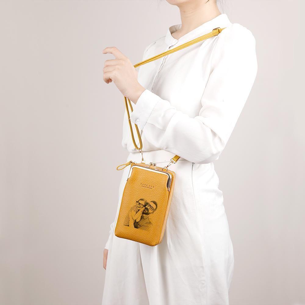 Custom Backpack Genuine Leather Bag Messenger Bag Vertical Backpack